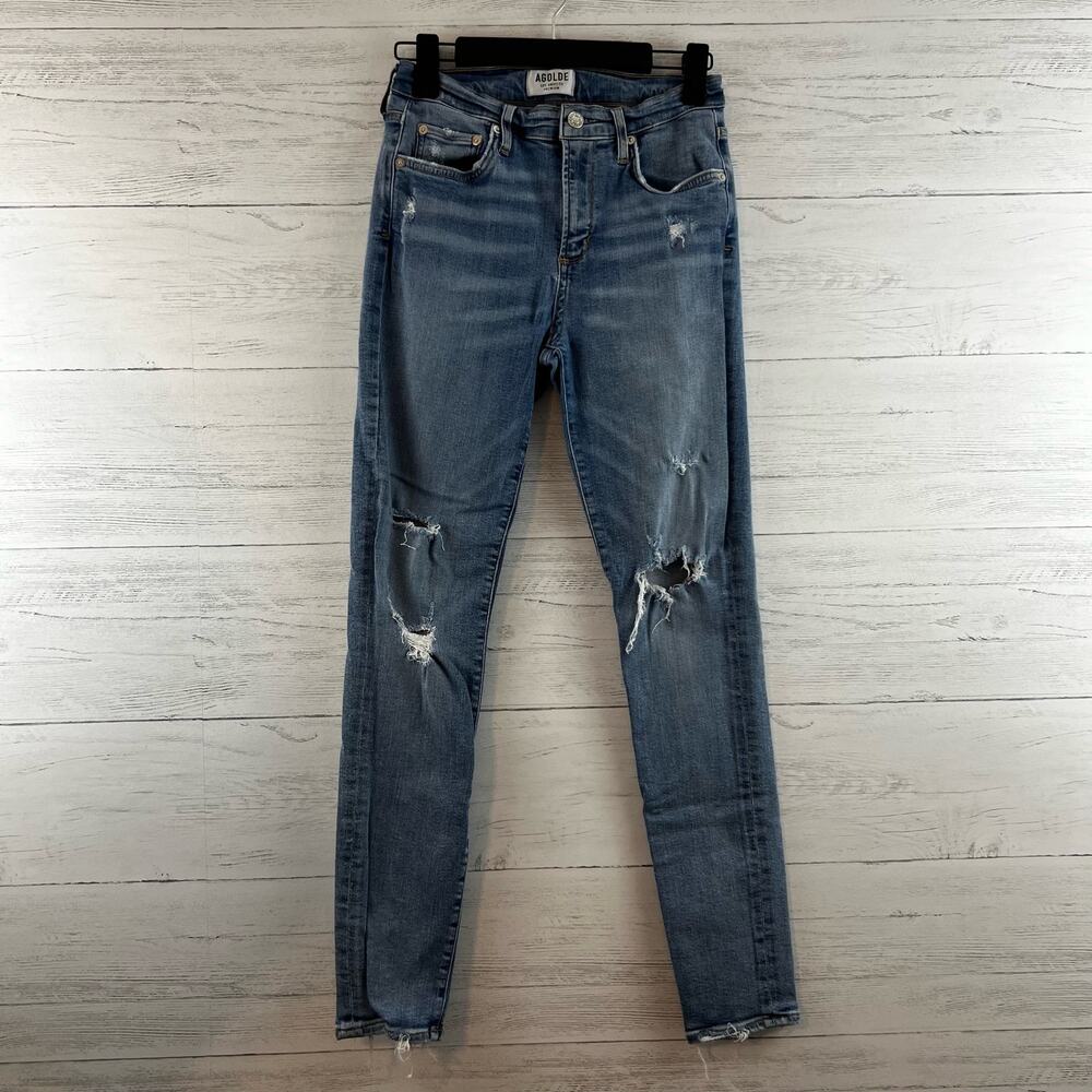 Agolde Distressed Sophie Skinny Jeans Size 27